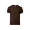 Gildan Premium Cotton Round Neck Tee in dark chocolate