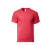 Gildan Premium Cotton Round Neck Tee in heather red