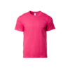 Gildan Premium Cotton Round Neck Tee in heliconia