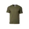 Gildan Premium Cotton Round Neck Tee in military green