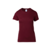 Gildan Premium Cotton Ladies Round Neck Tee in maroon