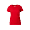 Gildan Premium Cotton Ladies Round Neck Tee in red