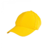 Baseball 6-Panel Cotton Brush Cap CP01 in yellow