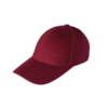 Baseball 6-Panel Cotton Brush Cap CP01 in maroon