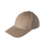 Baseball 6-Panel Cotton Brush Cap CP01 in khaki