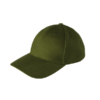 Baseball 6-Panel Cotton Brush Cap CP01 in olive