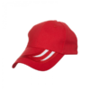 EcoSport Baseball 6-Panel Cotton Brush Cap CP14 in red