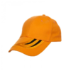 EcoSport Baseball 6-Panel Cotton Brush Cap CP14 in orange