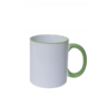 VividSip 400ml Ceramic Mug CR02 in lime