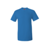 Breathable 160gsm Cotton Round Neck Tee in sea blue