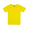 Comfort Kids Cotton Round Neck Tee in yellow