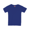 Comfort Kids Cotton Round Neck Tee in royal