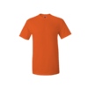 Breathable 180gsm Cotton Round Neck Tee in orange