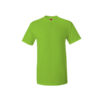 Breathable 180gsm Cotton Round Neck Tee in lime