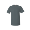 Breathable 180gsm Cotton Round Neck Tee in dark grey melange