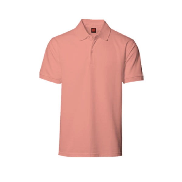 Honeycomb Polo Tee HC01 in light salmon