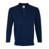 Honeycomb Long-Sleeves Polo Tee HC09 in navy pro