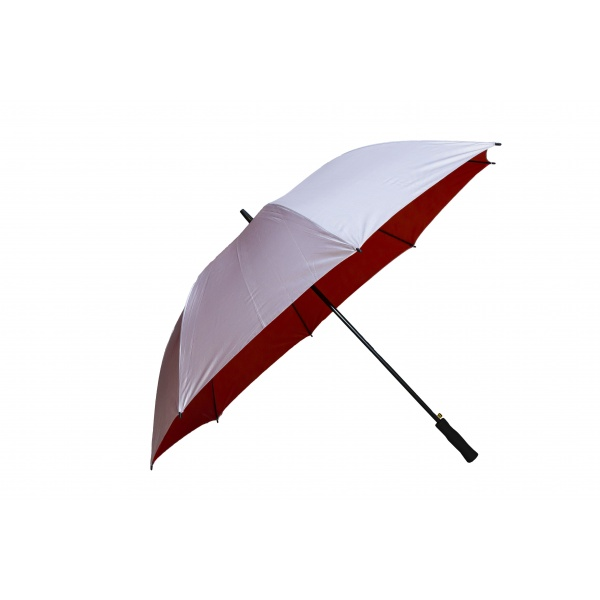 Silver Coated 30-inch Umbrella UM10 in red