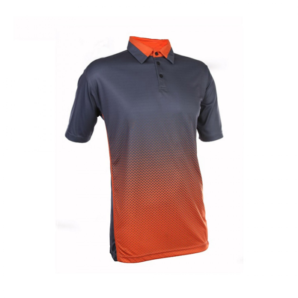 Quick Dry Sublimation Polo Tee QD37 in dark grey