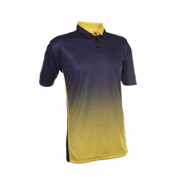 Quick Dry Sublimation Polo Tee QD37 in navy