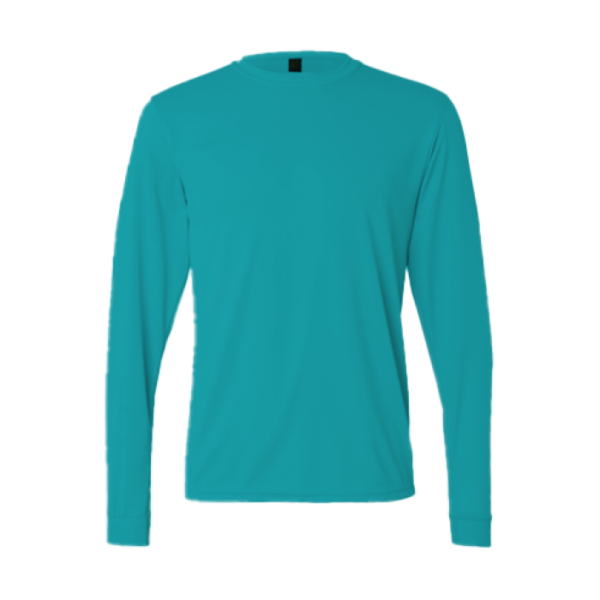 Breeze Unisex Long Sleeve Tee QD54 in emerald