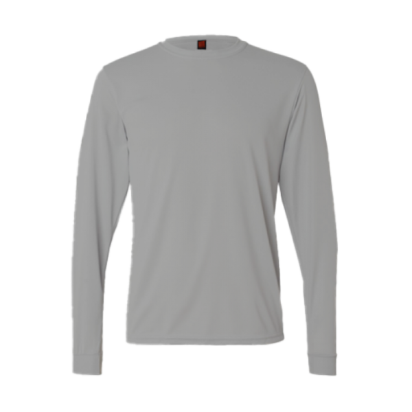 Breeze Unisex Long Sleeve Tee QD54 in light grey