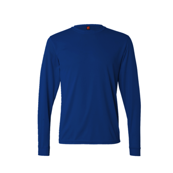 Breeze Unisex Long Sleeve Tee QD54 in royal