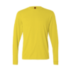 Breeze Unisex Long Sleeve Tee QD54 in yellow