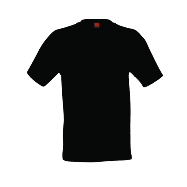 Unisex Polyester Interlock Tee QD56 in black