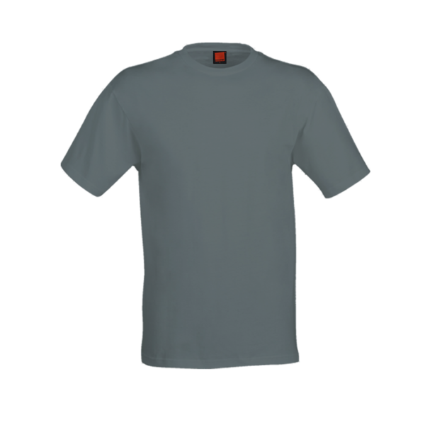 Unisex Polyester Interlock Tee QD56 in dark grey