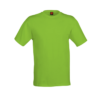 Unisex Polyester Interlock Tee QD56 in lime green