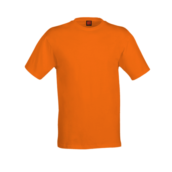 Unisex Polyester Interlock Tee QD56 in orange