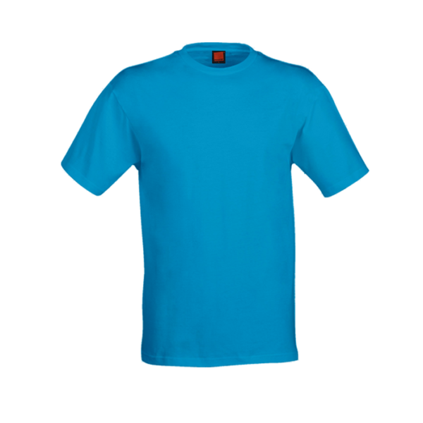 Unisex Polyester Interlock Tee QD56 in sea blue