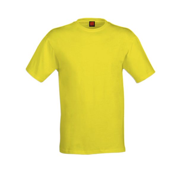 Unisex Polyester Interlock Tee QD56 in yellow