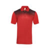 Polyester Interlock Sublimation Polo Tee QD63 in red