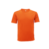 Unisex Microfibre Mini Eyelet Tee QD72 in orange