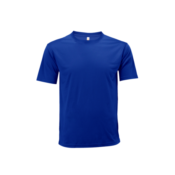 Unisex Microfibre Mini Eyelet Tee QD72 in royal