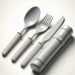 Eco-friendly custom cutlery set with pouch and logo