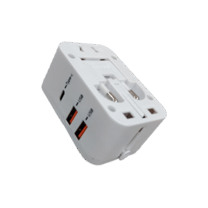 MC801Q TRAVEL ADAPTOR – 2 USB PORT (QC3.0) + 1 TYPE-C PORT (PD20W) QUICK CHARGE