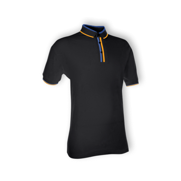 black SnickerTee soft touch polo tee Singapore in short sleeve style