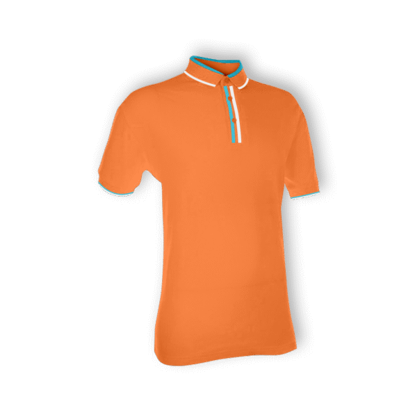orange SnickerTee soft touch polo tee Singapore in short sleeve style