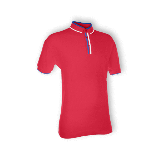 red SnickerTee soft touch polo tee Singapore in short sleeve style