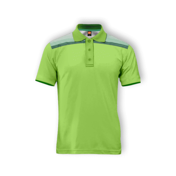 green QuipCraze interlock polo shirt Singapore with eco dye and short sleeves