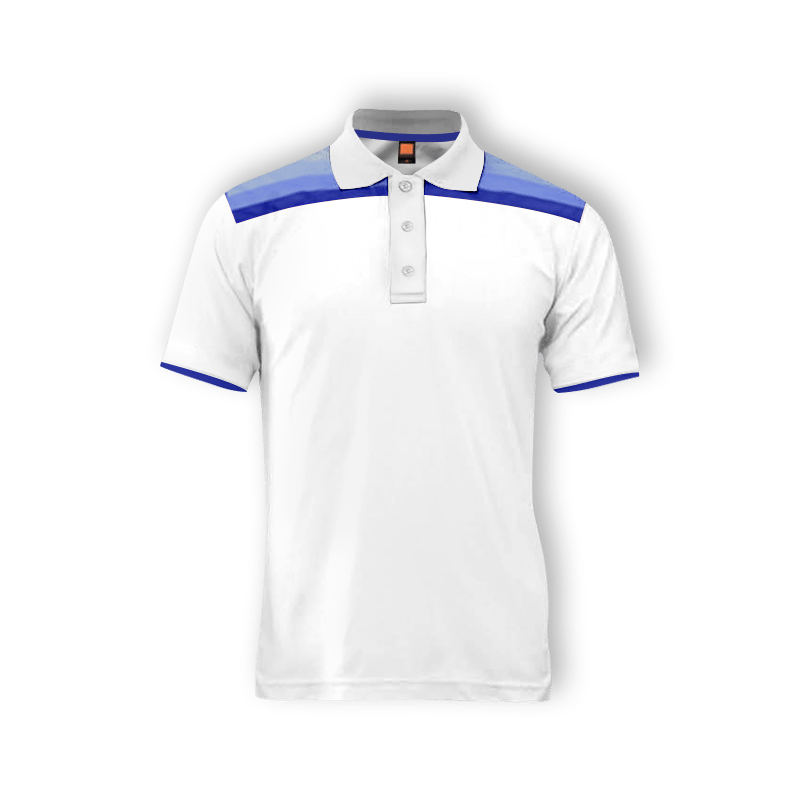white QuipCraze interlock polo shirt Singapore with eco dye and short sleeves