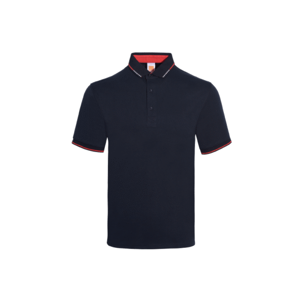 Black JestWear short sleeve polo tee Singapore in eco-friendly fabric