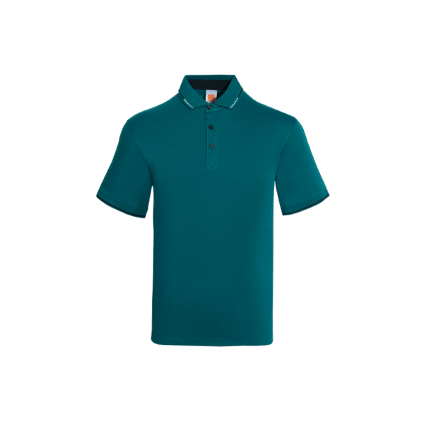 Midnight-Green JestWear short sleeve polo tee Singapore in eco-friendly fabric