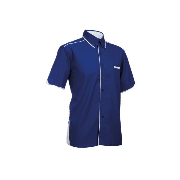 Royal Equinoxity eco work shirt F116 with collar and short sleeves