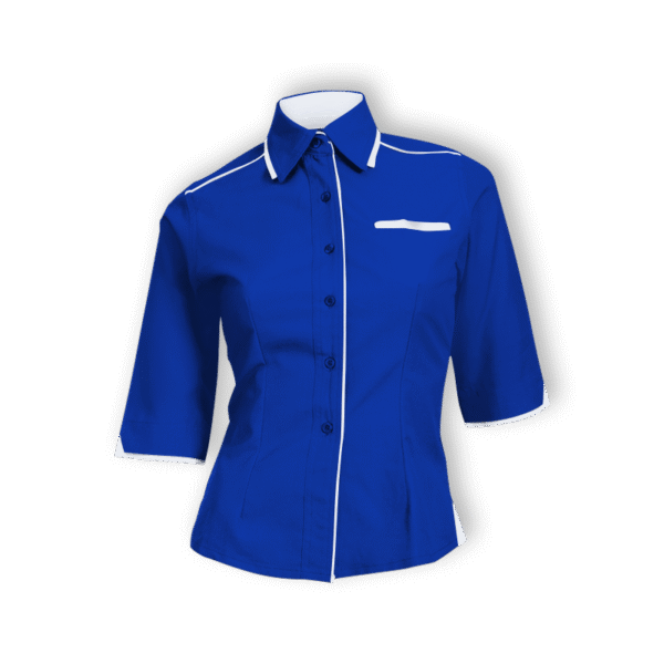royal Ethereon ladies 3/4 sleeve shirt F117 with collar for corporate wear