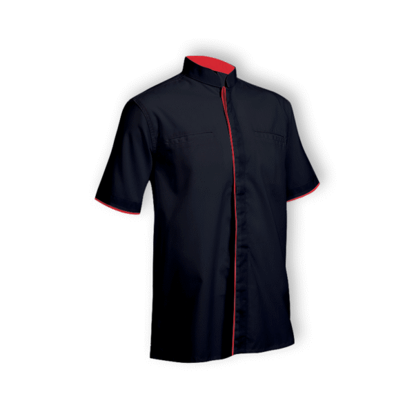 Celestify F118 unisex office shirt in black