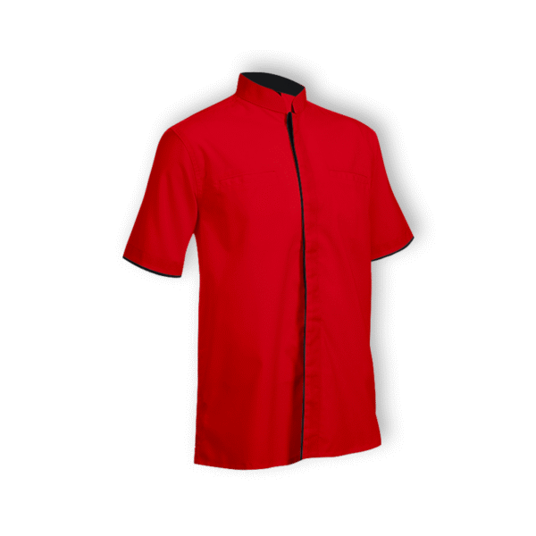 Celestify F118 unisex office shirt in red